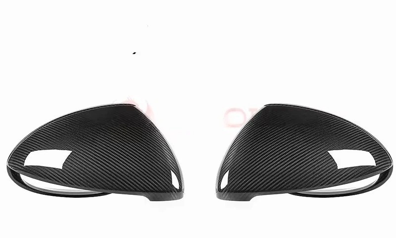 Carbon Fiber Rear View Side Mirror Covers Fit for Cayenne 958.2 18-22Replacement/Paste 2PCS